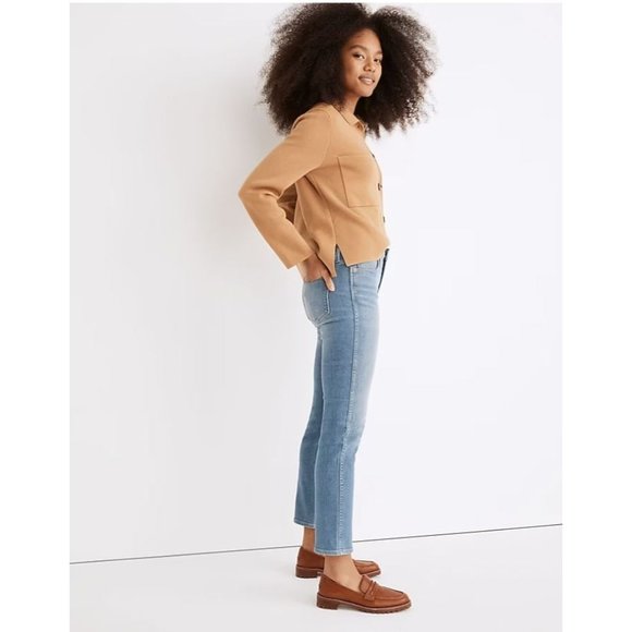 Madewell Petite Stovepipe Jeans in Euclid Wash Sz 26P NE064 - Picture 4 of 8